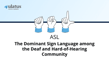 ASL-The Dominant Sign Language among the Deaf and Hard-of-Hearing Community